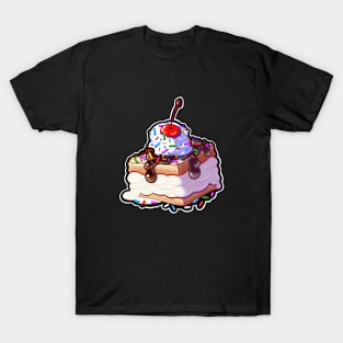 Ice Cream Sandwich with Sprinkles and Cherry T-Shirt